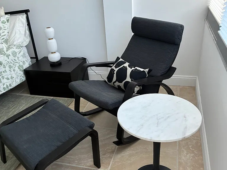 Reading nook in master