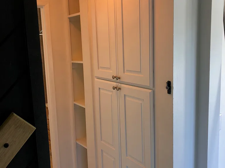 Downstairs storage