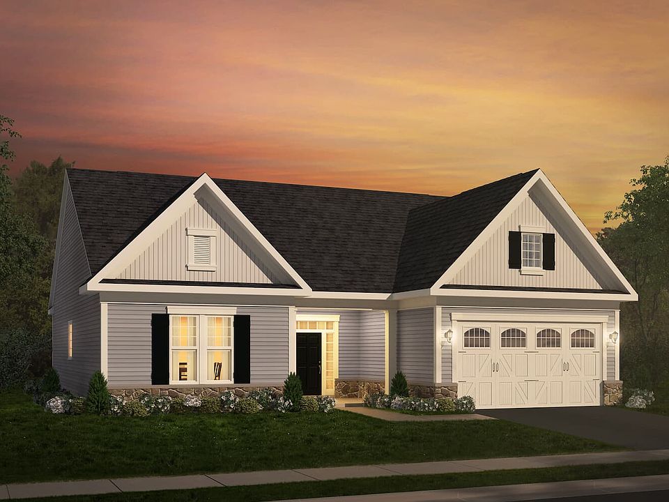 Elevation 1 of the Savoy a home design at Easton Village by Brookfield Residential