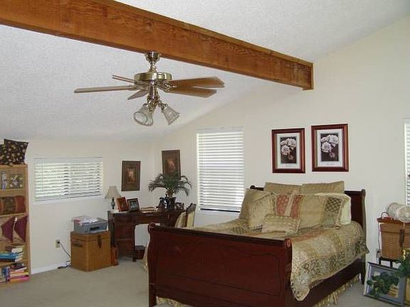 lofted master suite