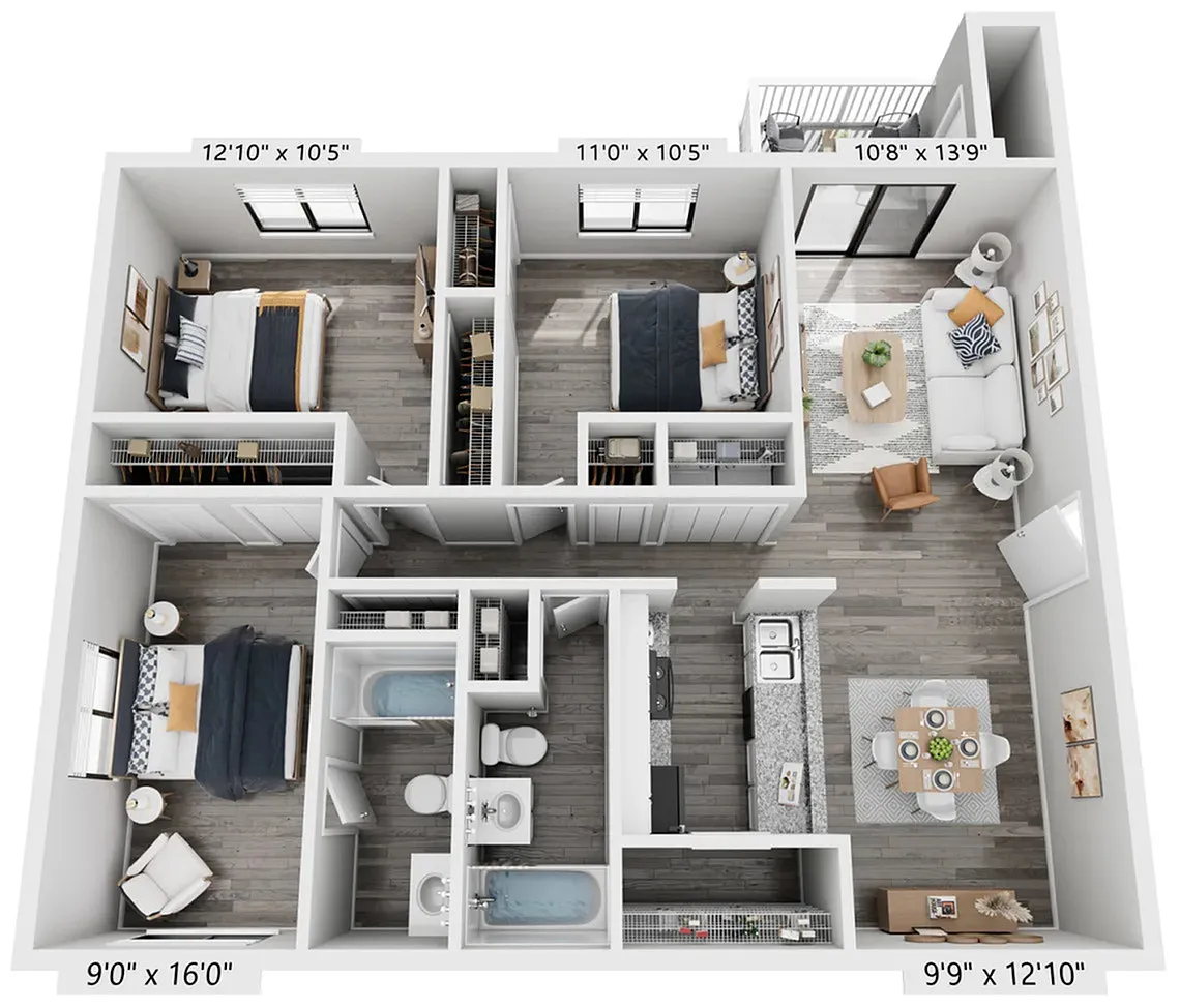 Floor plan C1