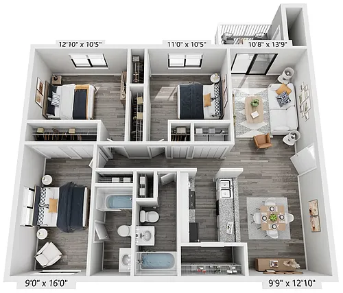 Floor plan C1