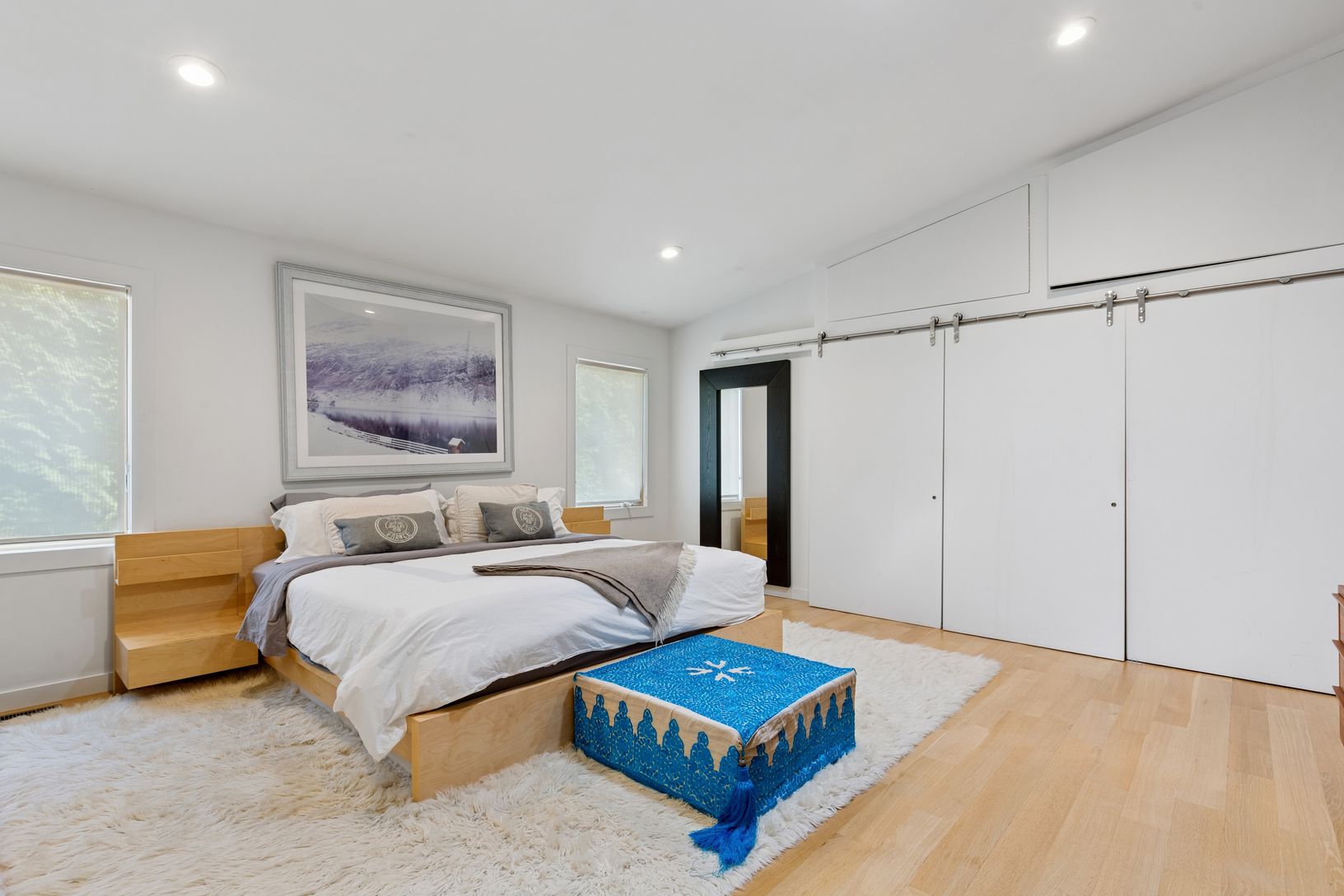  one of two primary bedrooms  this one first floor with private bath