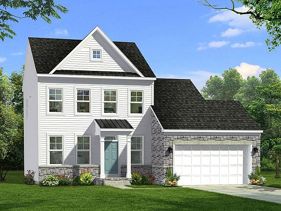 Cypress II R3 Elevation 2 Partial Stone