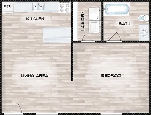 Alcove Floor Plan Studio Alcove Floor Plan Studio