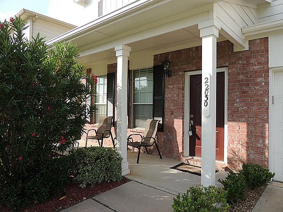 Nicely shaded front porch area