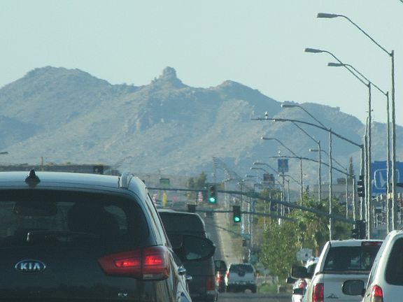 Property & peak from Kingman