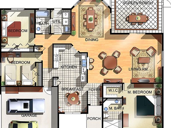 1,953 sq.ft. Living Area