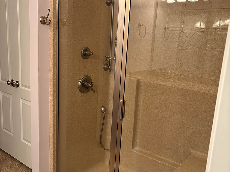 Master walk in shower