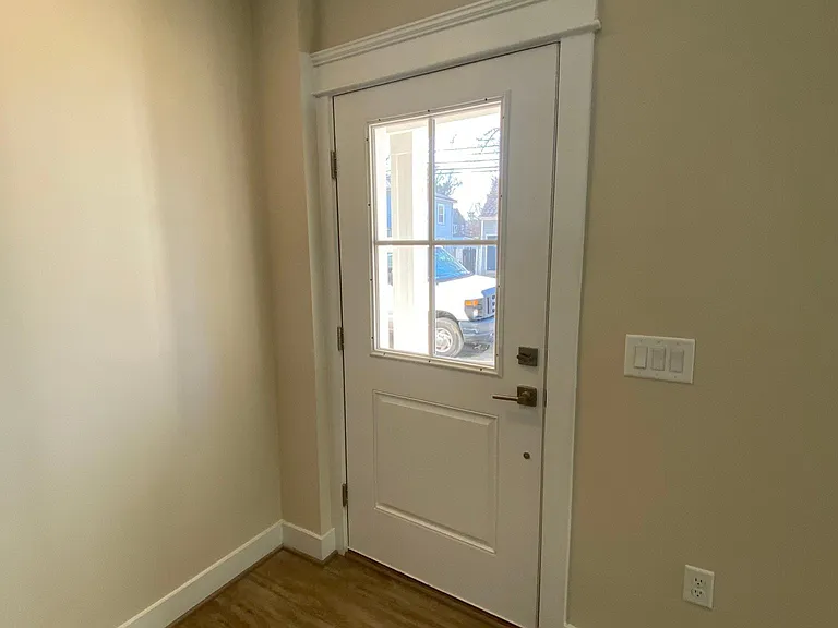Front door on ground level