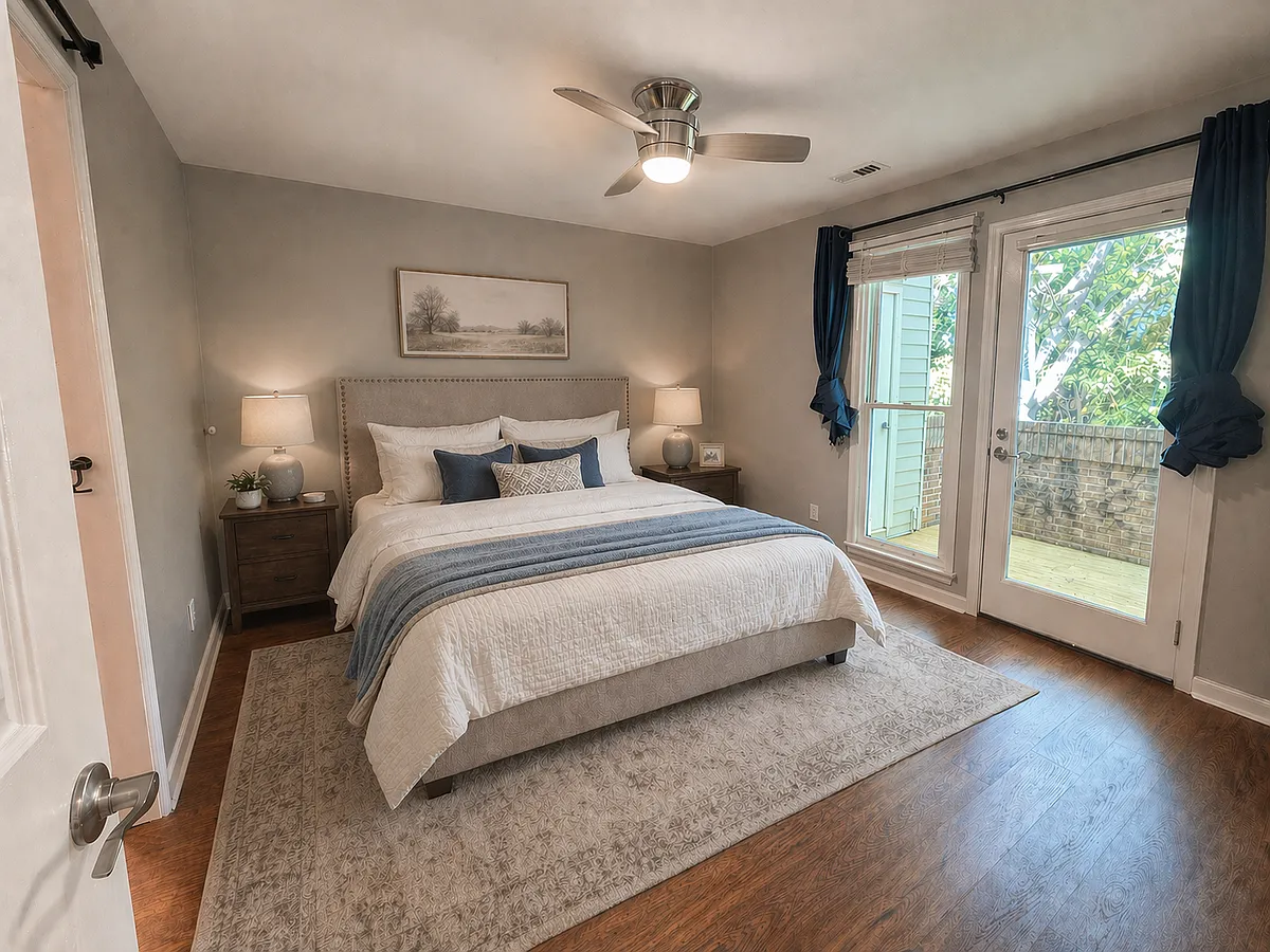 Primary Bedroom - Virtually Staged - 1062 Washington St #202