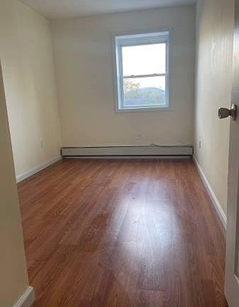 Second bedroom has more space and fits Full or twin size bed. Has a bigger closet that first one.