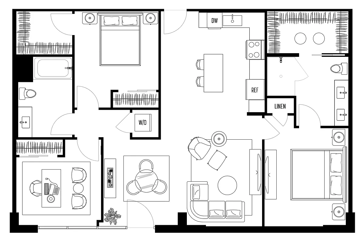 Floor plan LIVE WORK THREE