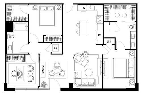Floor plan LIVE WORK THREE