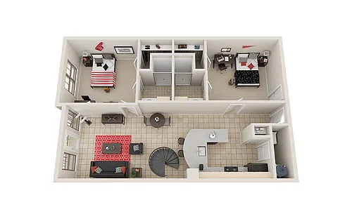 Floor plan B7