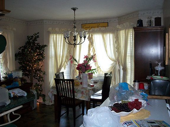 Breakfast nook in kitchen