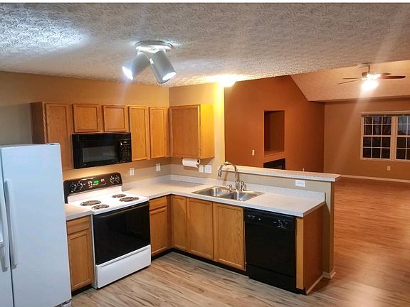 kitchen with LVT wood floor