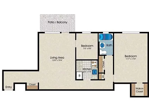 Floor plan B2