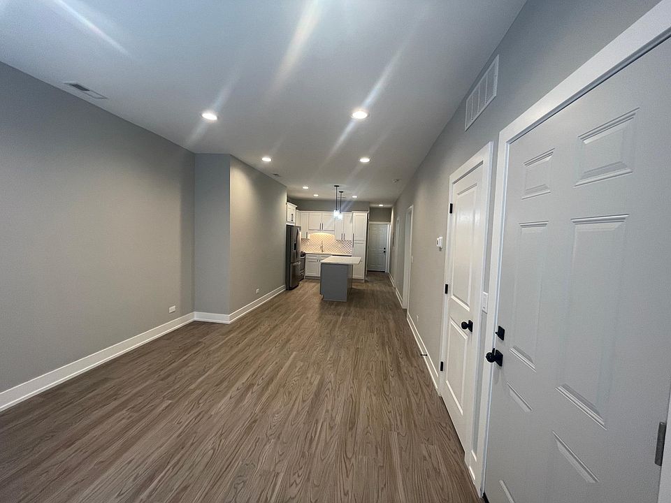 Open concept living and dining room