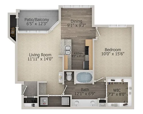 Floor plan The Charles