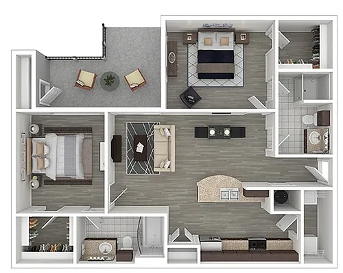 Floor plan Gateway I, II