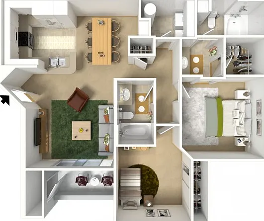 Aspen Two Bedroom Two Bath Aspen Two Bedroom Two Bath