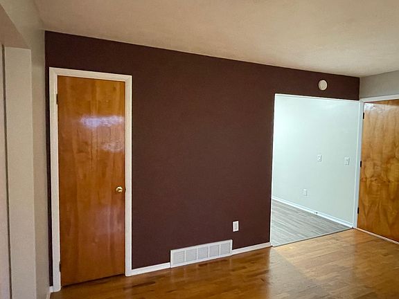 Living room with closet