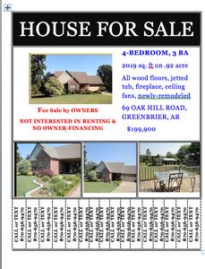 69 Oak Hill Rd, Greenbrier, AR, 72058