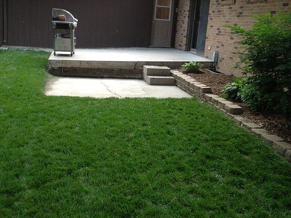 Backyard patio