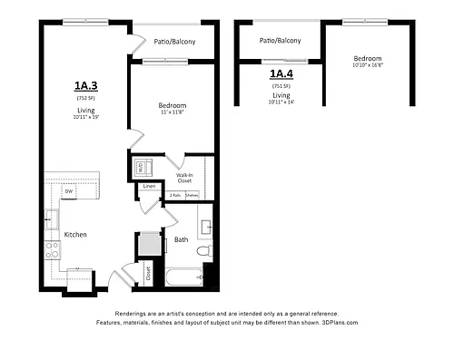 Floor plan 1A3