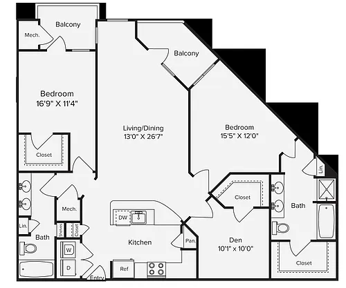 Floor plan B4D.1