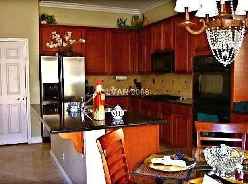 kitchen with granite counter tops