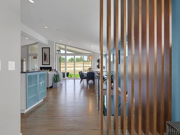 Mid-century modern architecture incorporated throughout the home