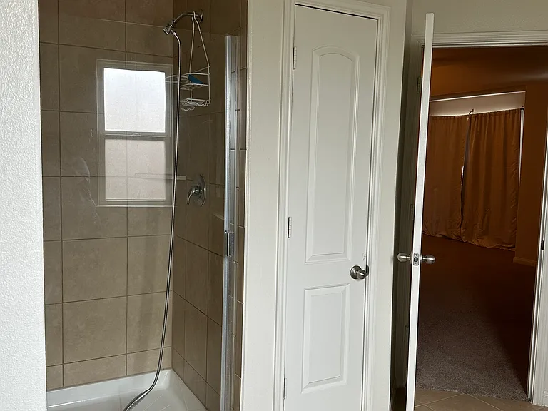 Master shower