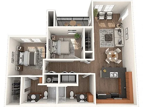 Floor plan Longs Peak