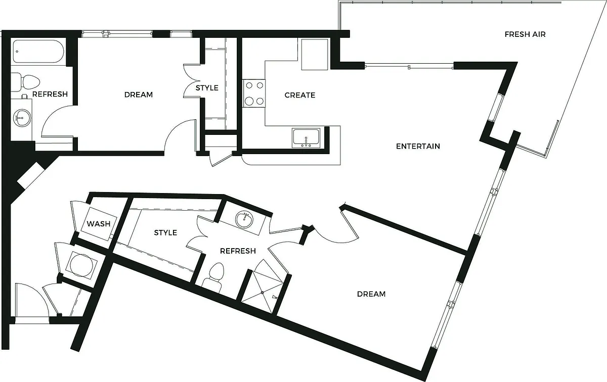 Floor plan B3