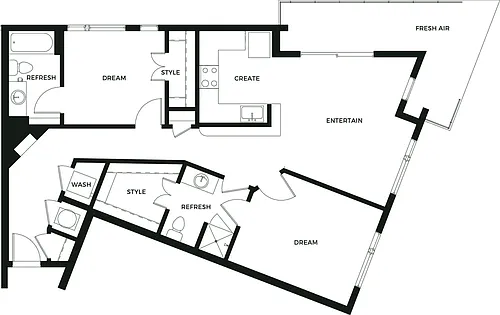 Floor plan B3