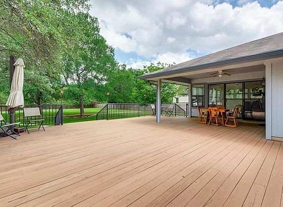 private expansive deck to enjoy the warm Texas evenings