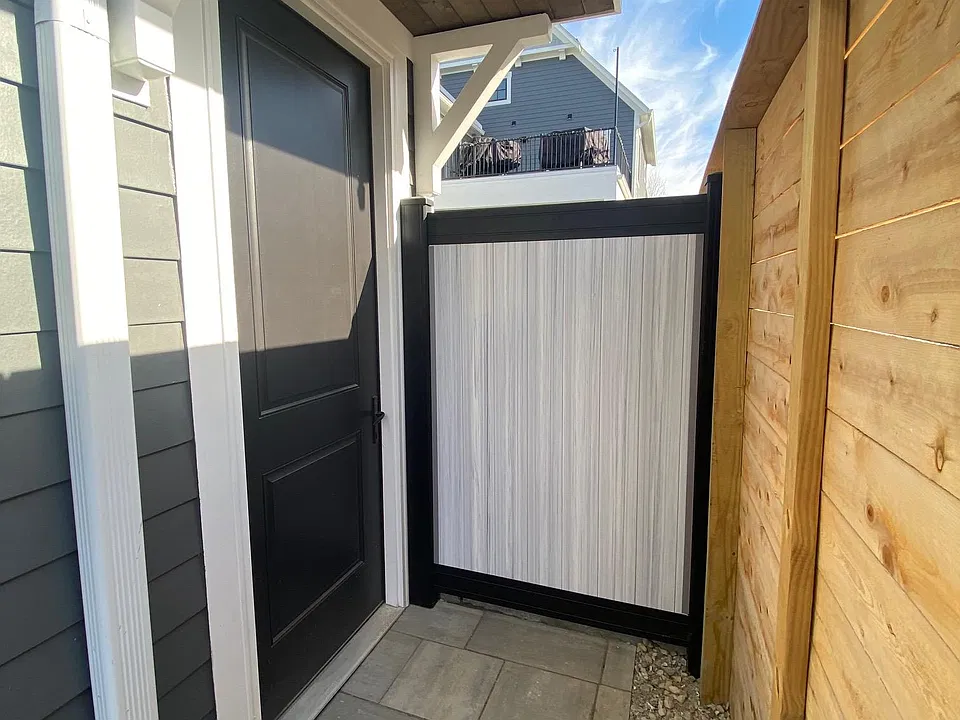 covered/secure private apartment entrance