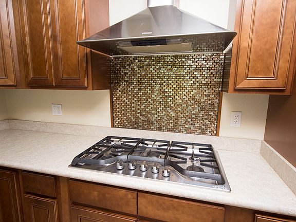 custom backsplash/gas stove 