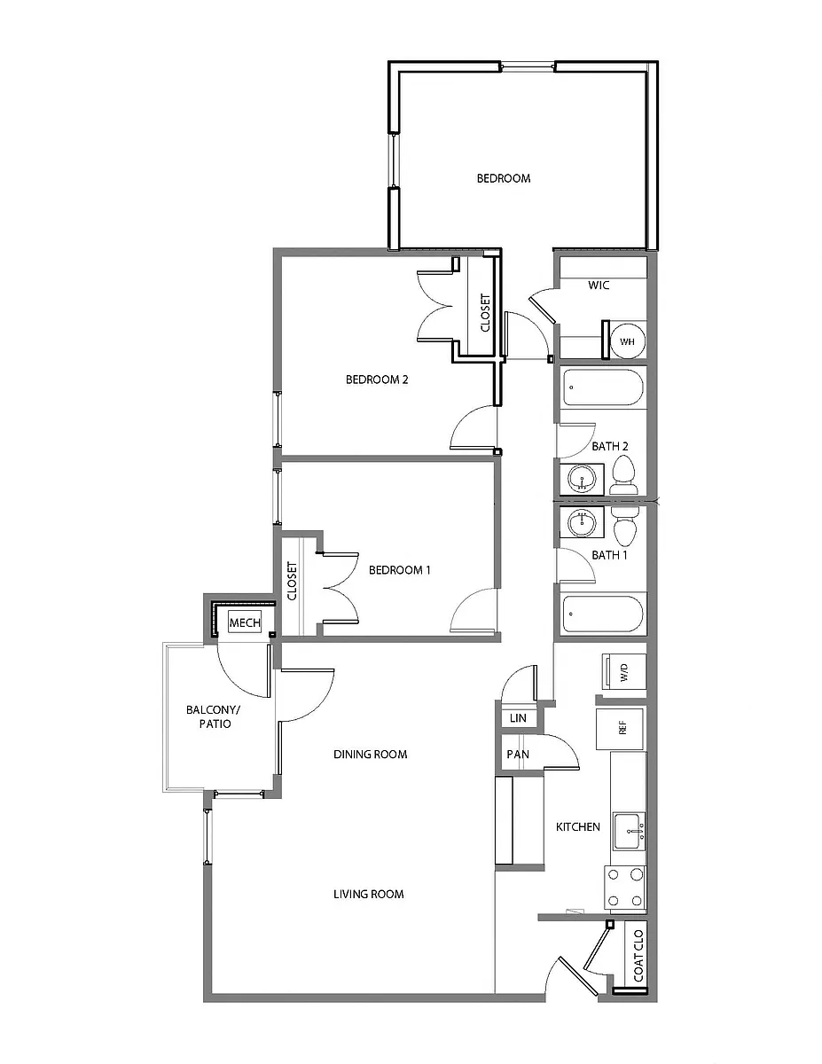 Floor plan 3 Bedroom