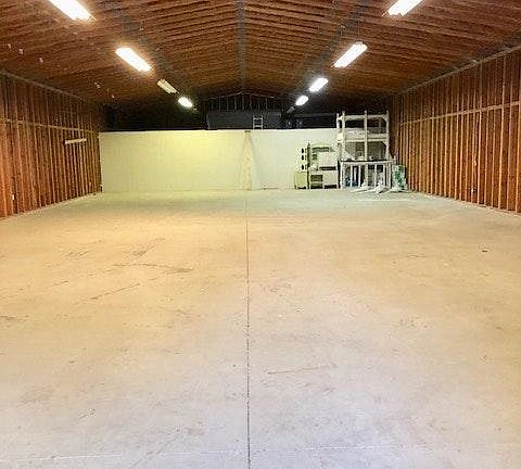 Inside of the 3000' warehouse