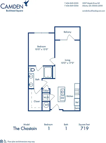 Floor plan Chastain