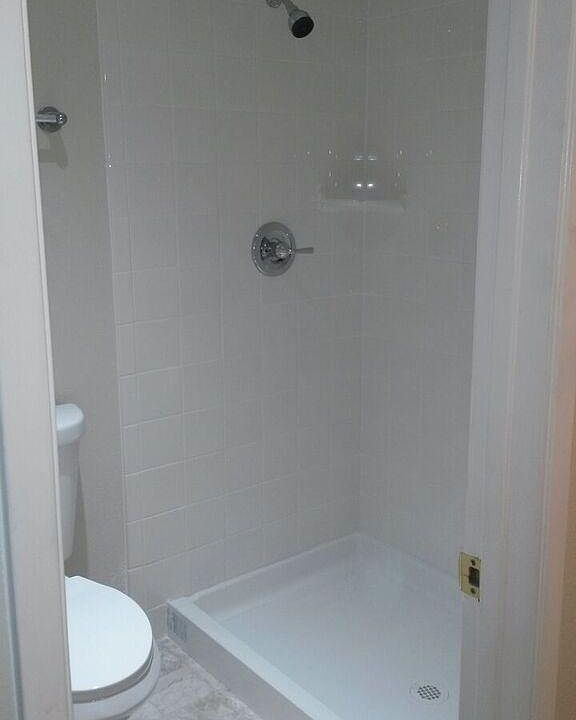 Custom Master double shower (glass installed after!)