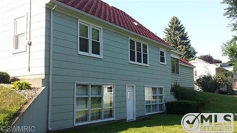 Back view of home