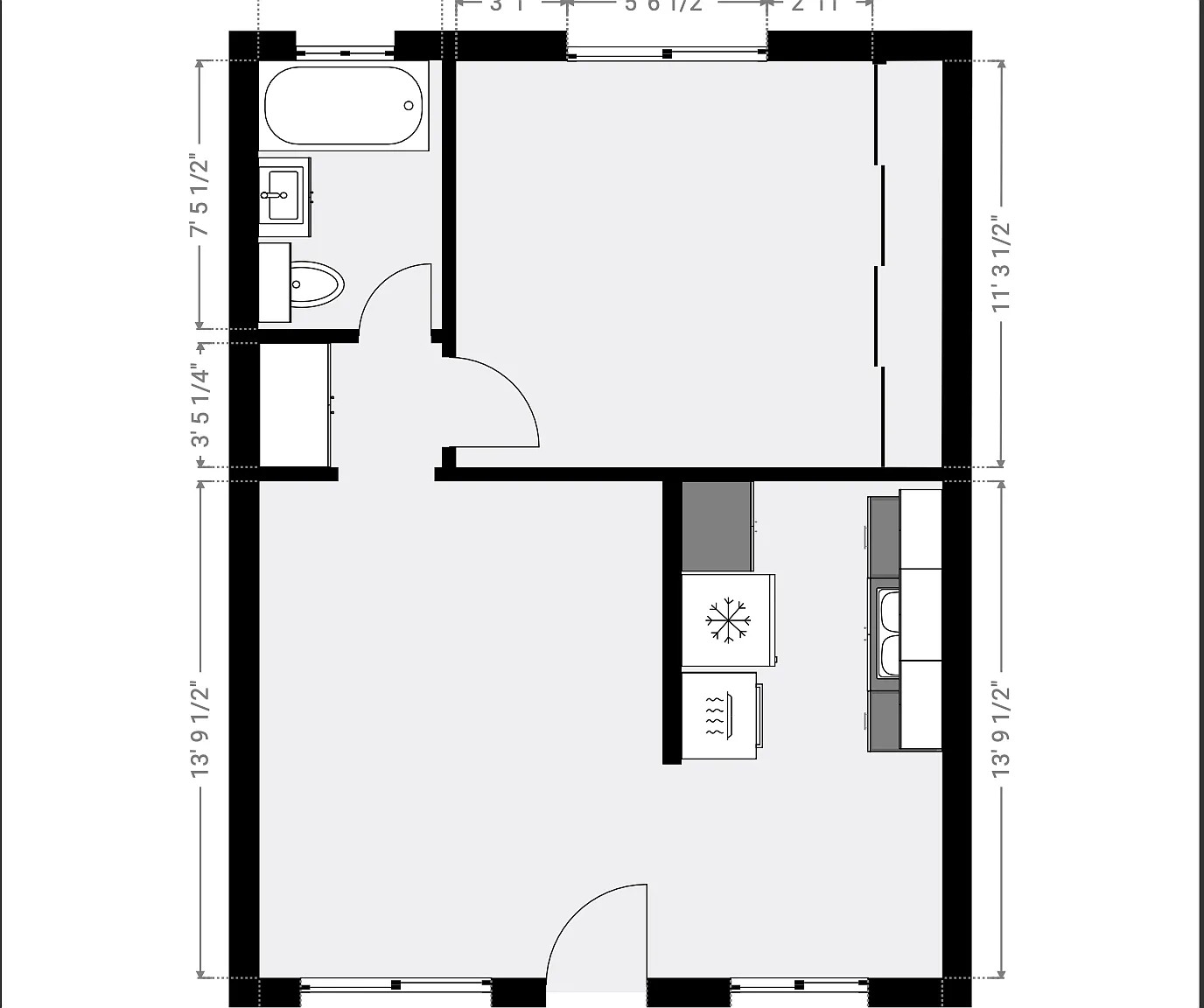 1 bed, 600 sqft, $1,775 — Photo 1