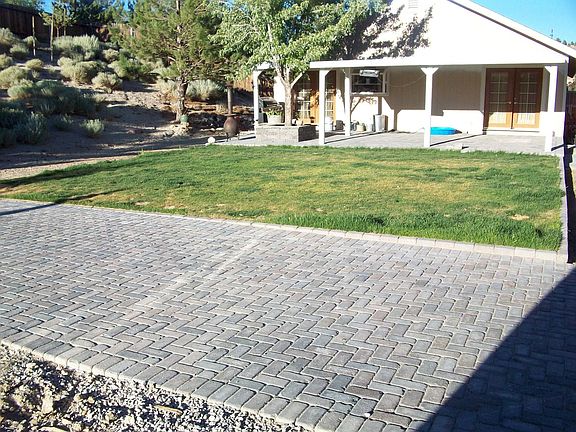 Paved Rear Driveway