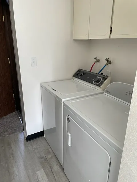 Washer and dryer in the unit