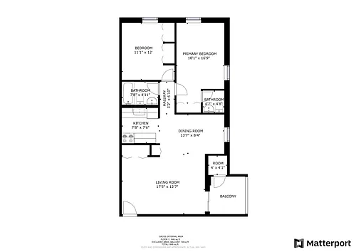 Floor plan Two Bedroom Style B