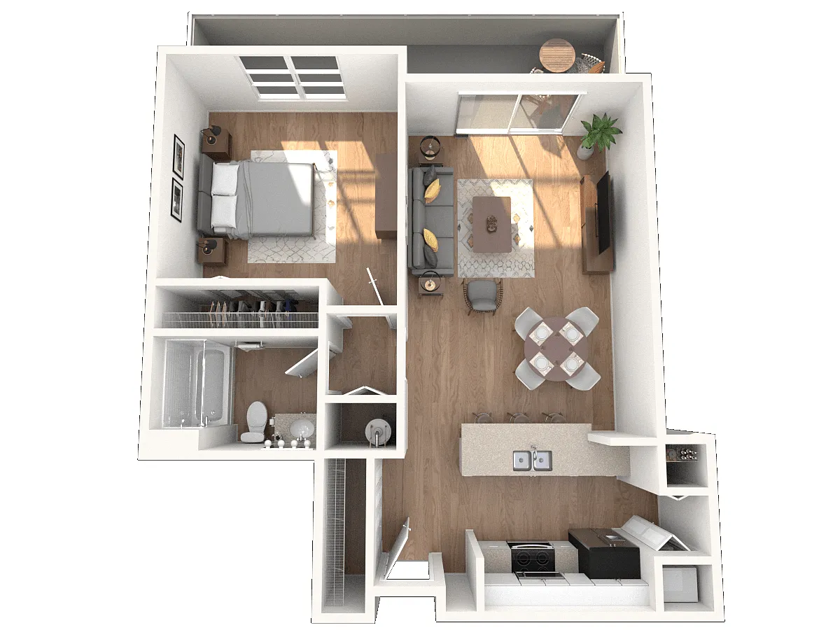Floor plan 1C10
